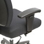 Alera Wrigley Series High Performance Mid-Back Synchro-Tilt Task Chair, Supports up to 275 lbs, Black Seat/Back, Black Base View Product Image
