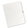 Avery Preprinted Legal Exhibit Side Tab Index Dividers, Avery Style, 27-Tab, A to Z, 11 x 8.5, White, 1 Set View Product Image