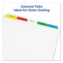 Avery Print and Apply Index Maker Clear Label Dividers, 5 Color Tabs, Letter, 25 Sets AVE11423 View Product Image