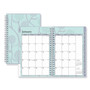 Blue Sky Rue Du Flore Weekly/Monthly Wirebound Planner, 8 x 5, Green/Lavender, 2021 View Product Image