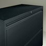 Alera Two-Drawer Lateral File Cabinet, 30w x 18d x 28h, Black View Product Image