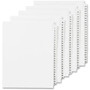 Avery Preprinted Legal Exhibit Side Tab Index Dividers, Avery Style, 10-Tab, 9, 11 x 8.5, White, 25/Pack View Product Image