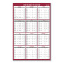 Blue Sky Laminated Classic Red Calendar, 36 x 24, 2022 View Product Image