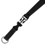 Advantus Deluxe Lanyards, Ring Style, 26"-48"" Long, Black, 12/Pack View Product Image
