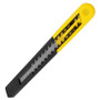 Stanley Straight Handle Knife w/Retractable 13 Point Snap-Off Blade, Yellow/Gray View Product Image