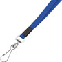 Advantus Breakaway Lanyards, Metal J-Hook Fastener, Blue, 24/Box View Product Image