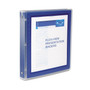 Avery Flexi-View Binder with Round Rings, 3 Rings, 1.5" Capacity, 11 x 8.5, Navy Blue View Product Image