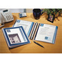 Avery Flexi-View Binder with Round Rings, 3 Rings, 1.5" Capacity, 11 x 8.5, Navy Blue View Product Image