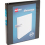 Avery Showcase Economy View Binder with Round Rings, 3 Rings, 1" Capacity, 11 x 8.5, Black View Product Image