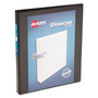 Avery Showcase Economy View Binder with Round Rings, 3 Rings, 0.5" Capacity, 11 x 8.5, Black View Product Image