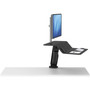 Fellowes Lotus RT Sit-Stand Workstation, 48w x 30d x 49.2h, Black View Product Image