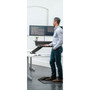 Fellowes Lotus RT Sit-Stand Workstation, 48w x 30d x 49.2h, Black View Product Image