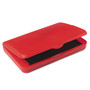 Carter's Pre-Inked Micropore Stamp Pad, 4.25 x 2.75, Red View Product Image