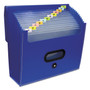 C-Line 13-Pocket Ladder Expanding File, 10" Expansion, 13 Sections, 1/13-Cut Tab, Letter Size, Blue View Product Image