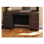 Bush Enterprise Collection 60W Double Pedestal Desk, 60w x 28.63d x 29.75h, Mocha Cherry (Box 2 of 2) View Product Image