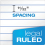 TOPS Wide - ruled Perforated Legal Pad - Legal View Product Image