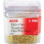 Acco Gold Tone Paper Clips View Product Image
