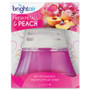 BRIGHT Air Scented Oil Air Freshener Diffuser, Fresh Petals and Peach, Pink, 2.5 oz, 6/Carton View Product Image