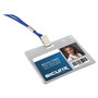 SICURIX Badge Holder, Horizontal, 2.13 x 3.38, Clear, 12/Pack View Product Image