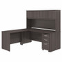 Bush Business Furniture Studio C 72w X 30d L Shaped Desk With Hutch, Mobile File Cabinet and 42w Return View Product Image