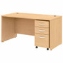 Bush Business Furniture Studio C 60W x 30D Office Desk with Mobile File Cabinet View Product Image