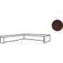 Bush Business Furniture Series C Reception L-Shelf in Mocha Cherry View Product Image