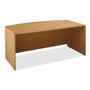 Bush Business Furniture Series C72W Bowfront Desk Shell in Light Oak View Product Image