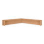 Bush Business Furniture Series C Reception L-Shelf in Light Oak View Product Image