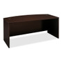 Bush Business Furniture Series C 72W Bow Front Desk Shell in Mocha Cherry View Product Image