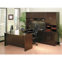 Bush Business Furniture Series C 72W Bow Front Desk Shell in Mocha Cherry View Product Image