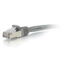 C2G-15ft Cat6 Snagless Shielded (STP) Network Patch Cable - Gray View Product Image