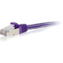 C2G-30ft Cat6 Snagless Shielded (STP) Network Patch Cable - Purple View Product Image