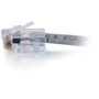 C2G-35ft Cat6 Non-Booted Network Patch Cable (Plenum-Rated) - Gray View Product Image