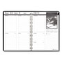 House of Doolittle Weekly Planner with Black and White Photos, 11 x 8.5, Black, 2021 View Product Image