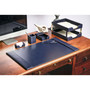 Dacasso Navy Blue Bonded Leather 8-Piece Desk Set View Product Image