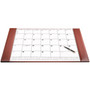 Dacasso Rustic Brown Leather Desk Pad with 2022 Calendar Insert, 34 x 20 View Product Image