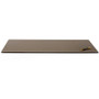 Dacasso Chocolate Brown Leatherette 34" x 20" Desk Mat without Rails View Product Image