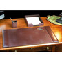 Dacasso Brown Leather 3-Piece Econo-Line Desk Set View Product Image