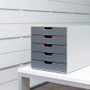 DURABLE&reg; VARICOLOR&reg; Desktop 5 Drawer Organizer View Product Image