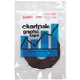 Chartpak Graphic Chart Tapes, 0.06" x 54 ft, Gloss Black View Product Image