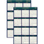 House of Doolittle Recycled Four Seasons Reversible Business/Academic Calendar, 24 x 37, 2020-2021 View Product Image