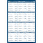 House of Doolittle Recycled Poster Style Reversible/Erasable Yearly Wall Calendar, 32 x 48, 2022 View Product Image