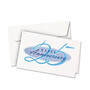 Avery Textured Half-Fold Greeting Cards, Inkjet, 5 1/2 x 8.5, Wht, 30/Bx w/Envelopes View Product Image