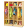 Jonti-Craft Rainbow Accents 4-section Coat Locker View Product Image