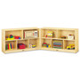 Jonti-Craft Fold-n-Lock Storage Units, 48w x 15d x 29.5h, White View Product Image