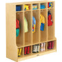 Jonti-Craft 5 Section Step Coat Locker View Product Image