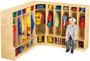 Jonti-Craft Corner Step Coat Locker View Product Image