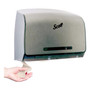 Scott Pro Coreless Jumbo Roll Tissue Dispenser, 14 1/10 x 5 4/5  x 10 2/5, Metallic View Product Image