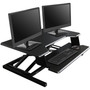 Kantek Desktop Riser Workstation Sit To Stand Black View Product Image