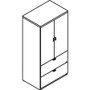Lacasse Storage Unit with Lateral File 2 Adjustable Shelves View Product Image